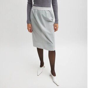 Tibi Power Mesh Skirt Grey Size Sm NWT